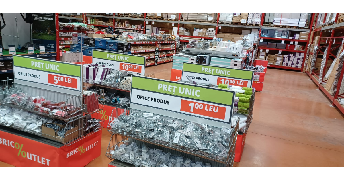 Brico Dépôt deschide al doilea magazin de tip Outlet la Brăila, cu reduceri de până la 80% la produsele de bricolaj pentru casă și grădină