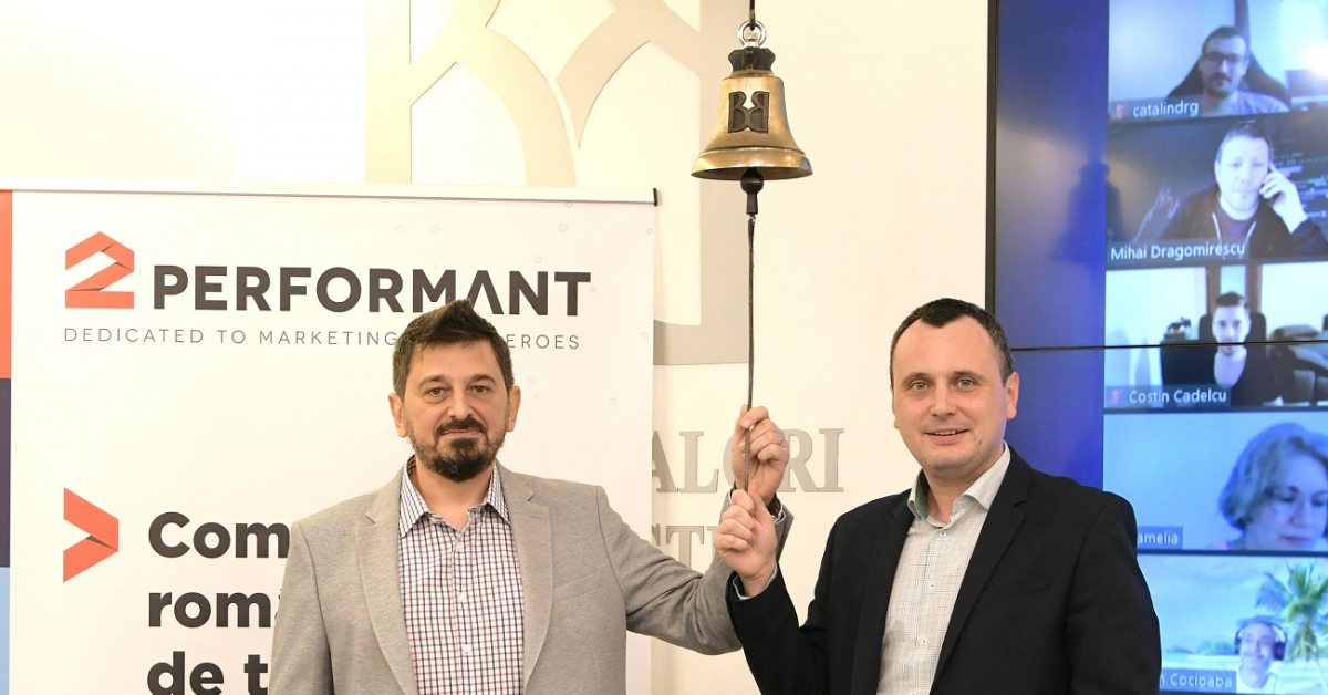 Compania românească de tehnologie 2Performant s-a listat la Bursă