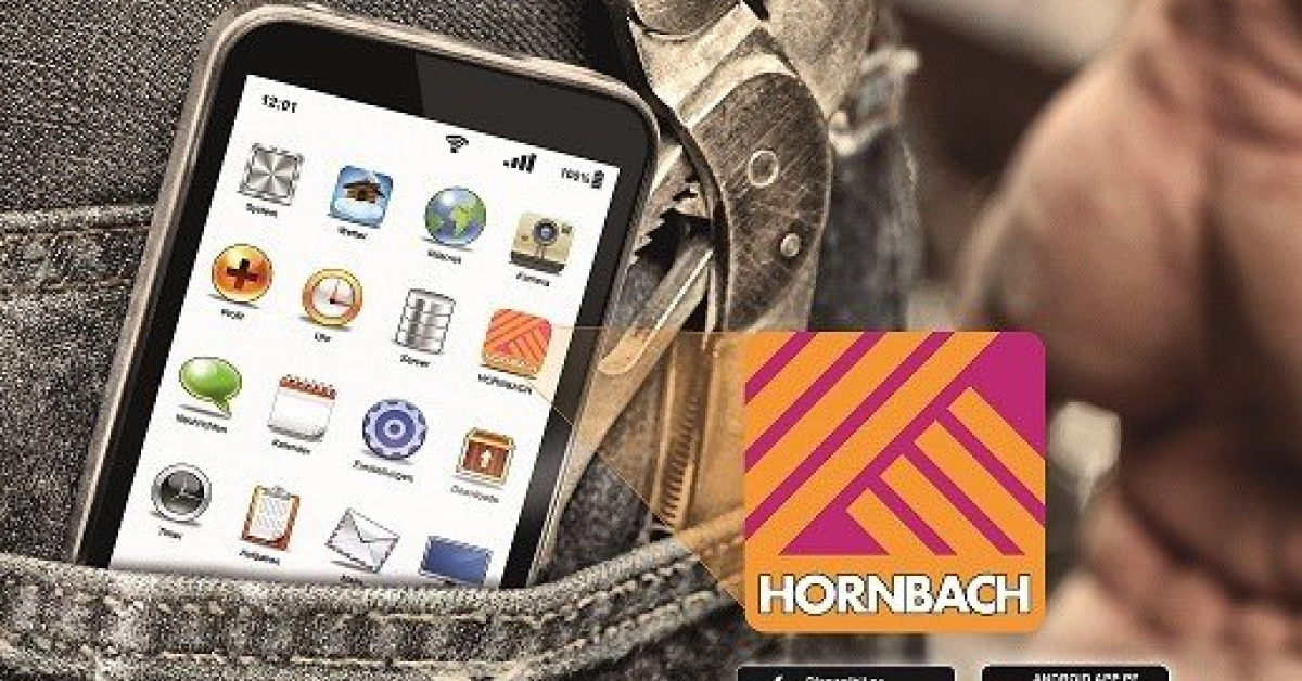 ­HORNBACH si-a lansat noua aplicatie pentru mobil