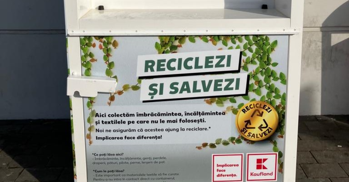 Kaufland dă startul unei campanii de reciclare a textilelor, în magazinele din București și împrejurimi