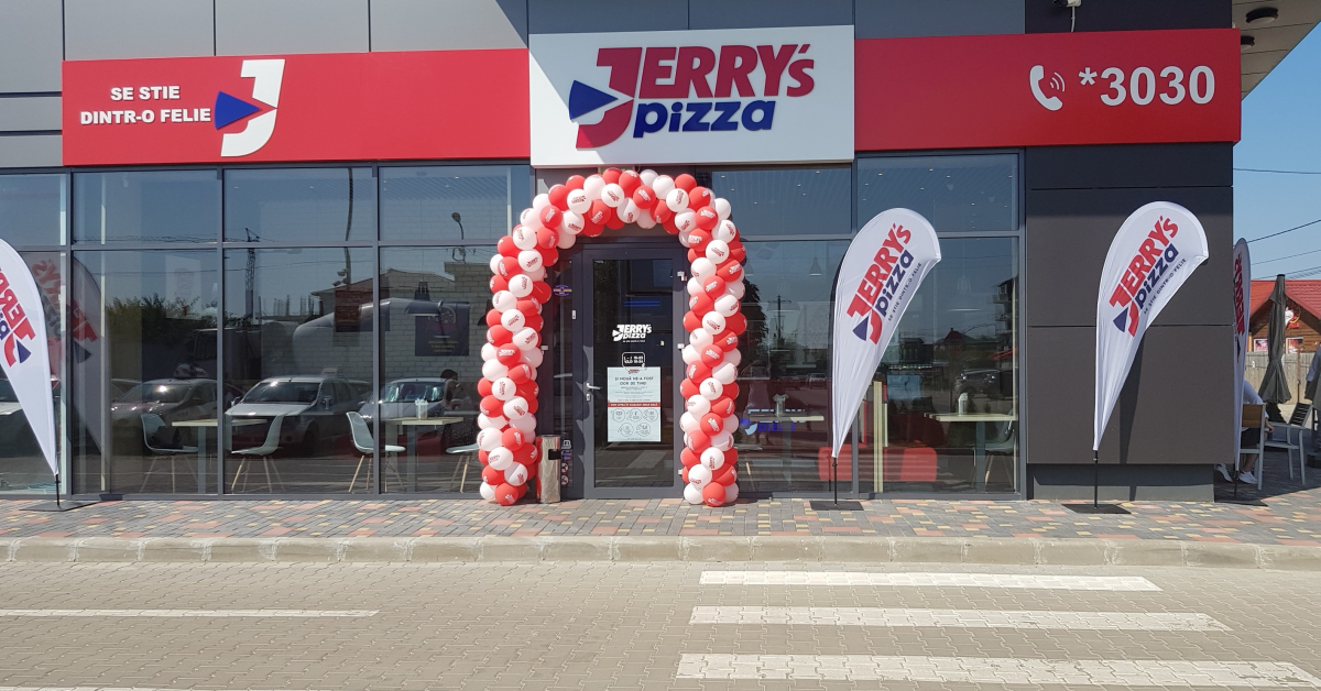 Jerry’s Pizza și-a extins lanțul de restaurante și a investit peste 140.000 de euro într-o nouă unitate