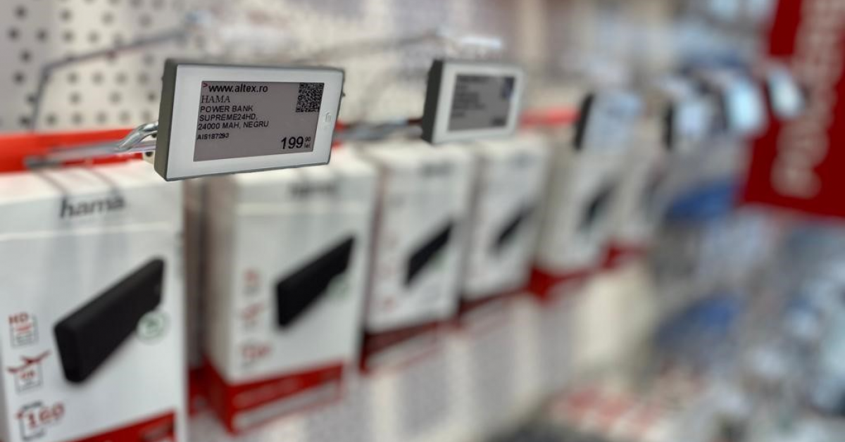 Altex a investit cinci milioane de euro în introducerea etichetelor electronice