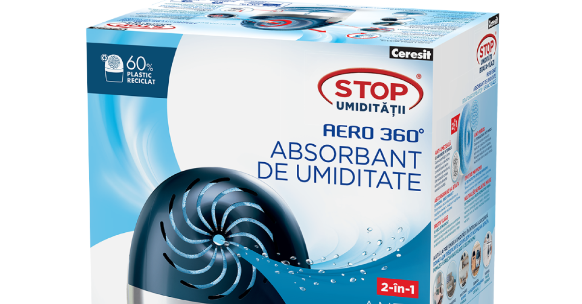 Stop Umidității AERO 360: Grija pentru locuință începe cu un control inteligent al umidității, fără consum de energie