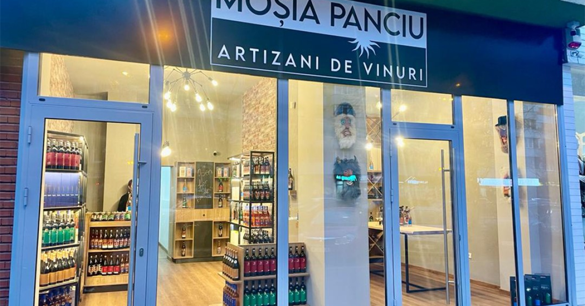 Crama Moșia Panciu a deschis un magazin de vinuri