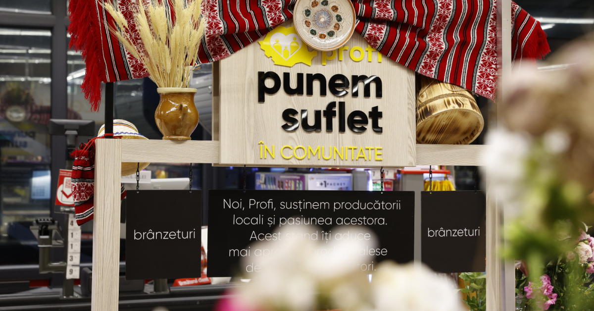 Raftul cu Bunătăți Locale, promovat de Profi, a ajuns la Suceava 