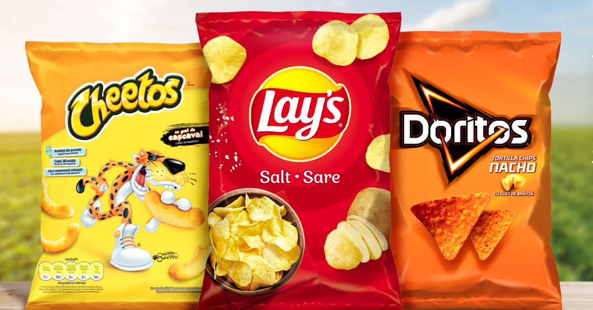 PepsiCo Europe vrea să elimine cantitatea de plastic virgin din ambalajele Lay’s, Doritos și Walkers