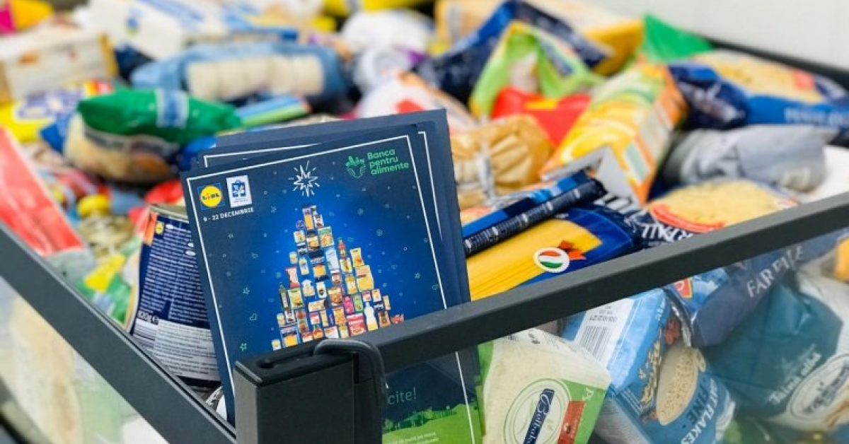 Campanie LIDL - 16.7 tone de alimente donate pentru persoanele defavorizate