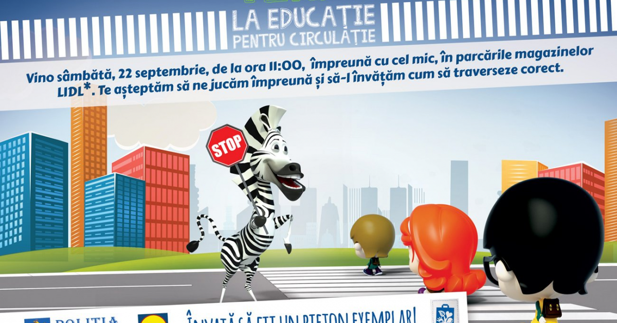 Lidl organizeaza cu Politia Romana o noua campanie 