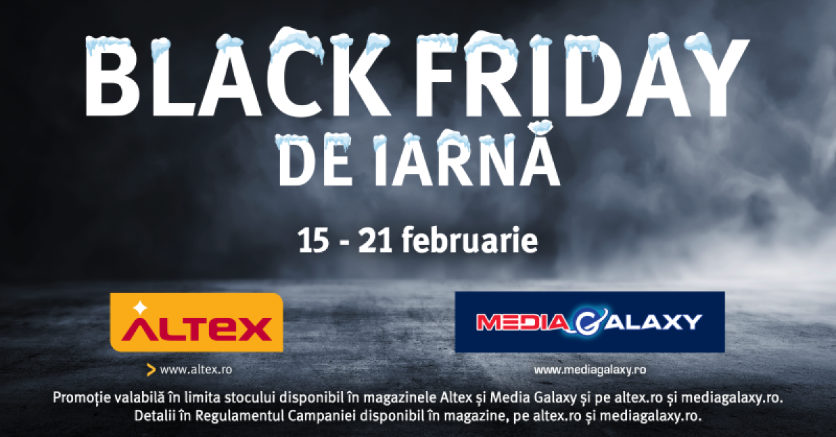 Altex dă startul campaniei Black Friday de iarnă