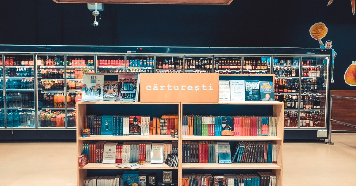 Cărturești deschide noi standuri cu cărți în magazinele Mega Image din țară 