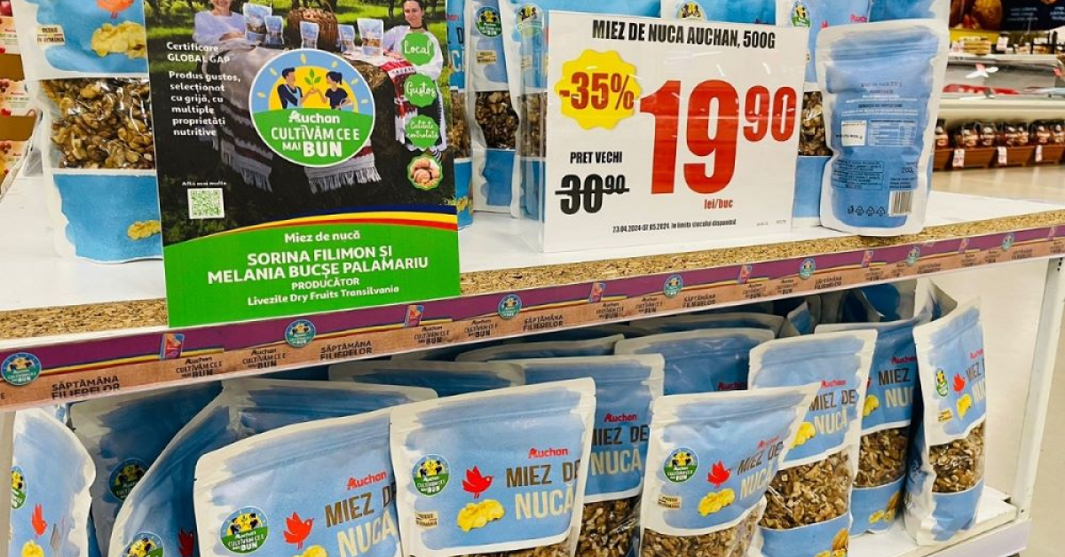 Săptămâna filierelor de producători locali în Auchan: ce găsim la raft înainte de Paște