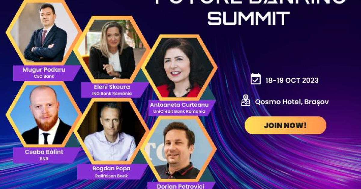 Cu ce bancheri te întâlnești la Future Banking Summit 2023