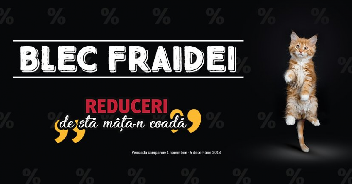 Altex anunta implicarea in campania de Black Friday - Blec Freidai