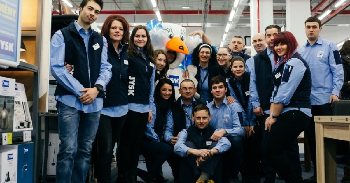 In urma unui studiu recent s-a stabilit ca angajatii JYSK au un nivel ridicat al satisfactiei la locul de munca
