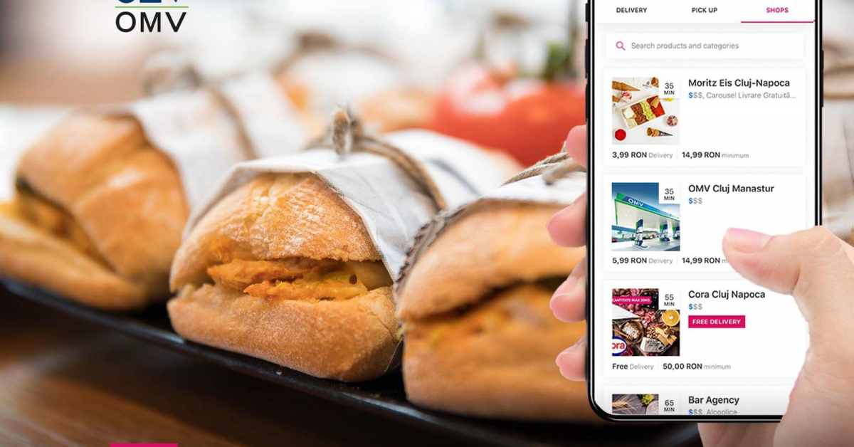 foodpanda livrează produse Viva din stațiile OMV 