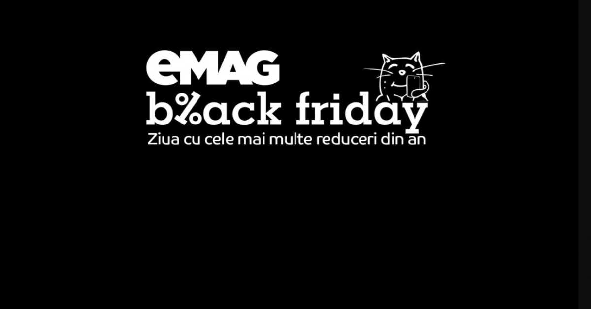 eMAG Black Friday 2020 are loc pe 13 noiembrie 