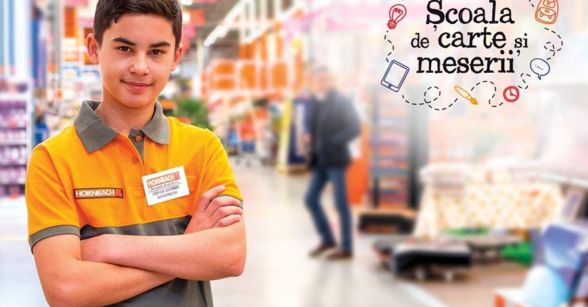 Al treilea proiect de formare profesionala demarat de Hornbach