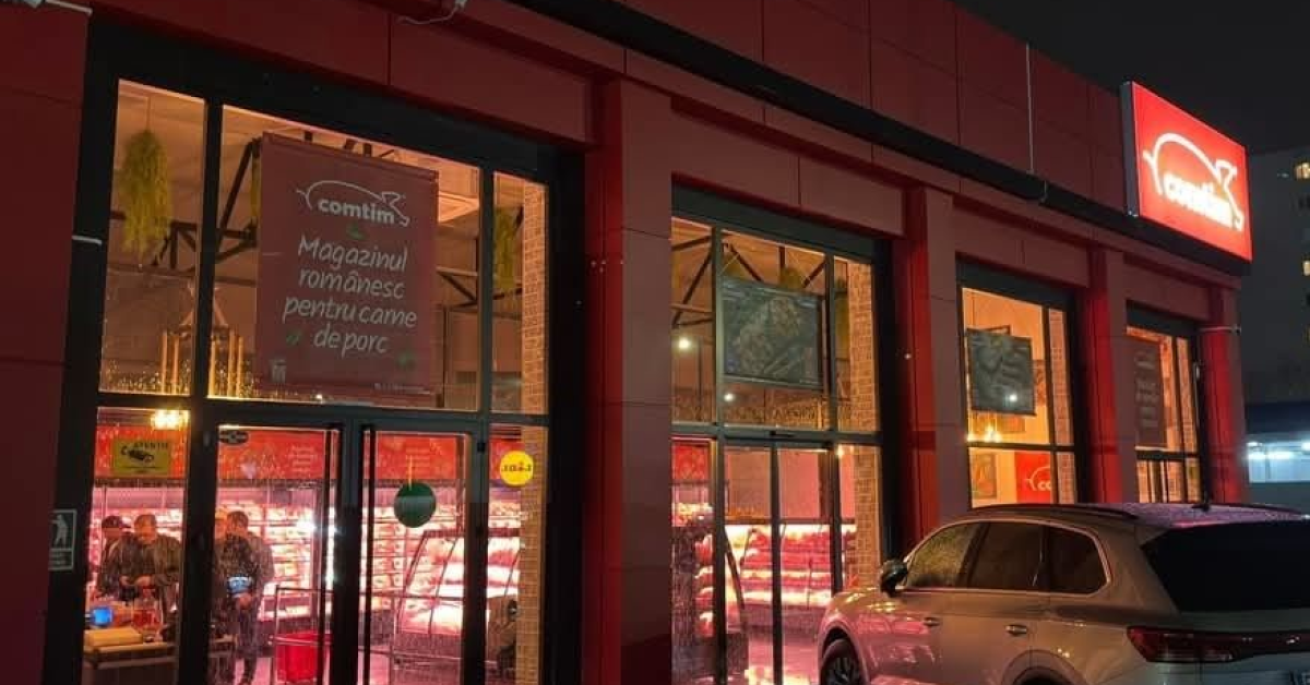 Producătorul de carne de porc Comtim deschide primul magazin din București