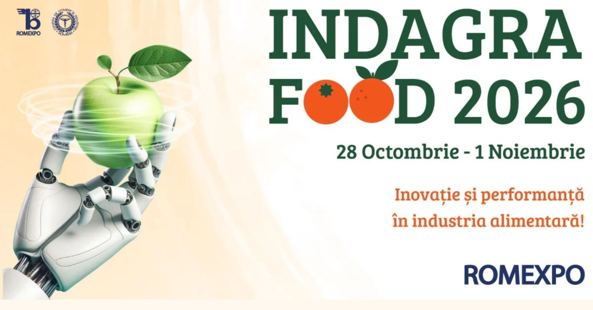 INDAGRA FOOD 2026: cinci zile de dezbateri, demonstrații, experiențe live și, în premieră, ateliere tematice pentru industria agroalimentară