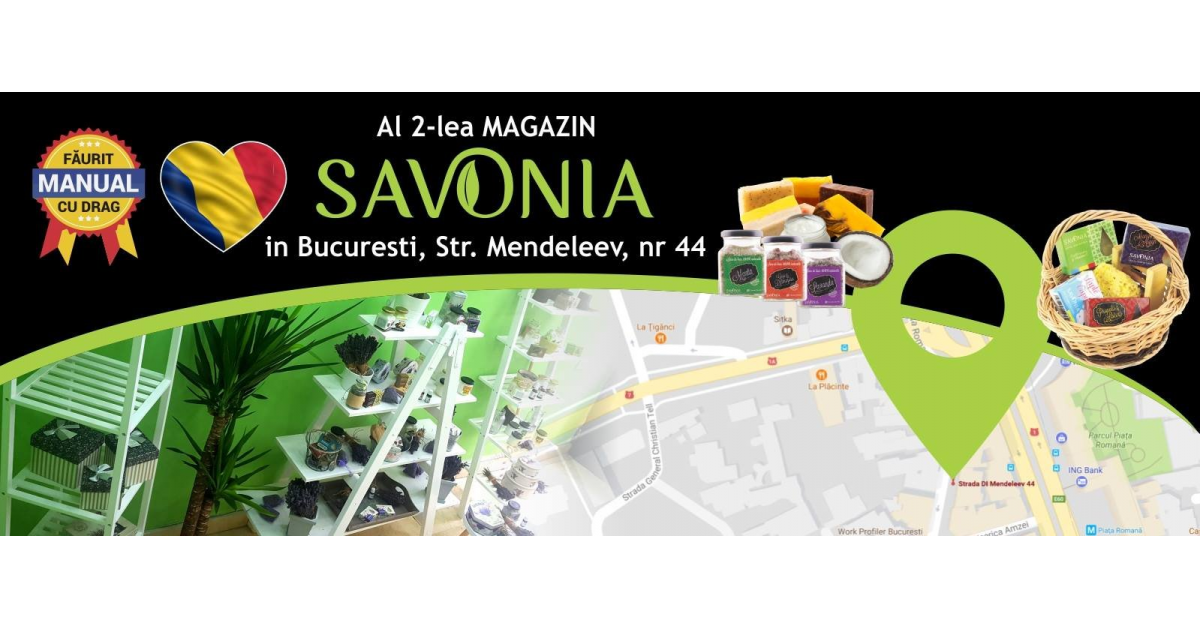 Al doilea magazin Savonia se deschide in Bucuresti