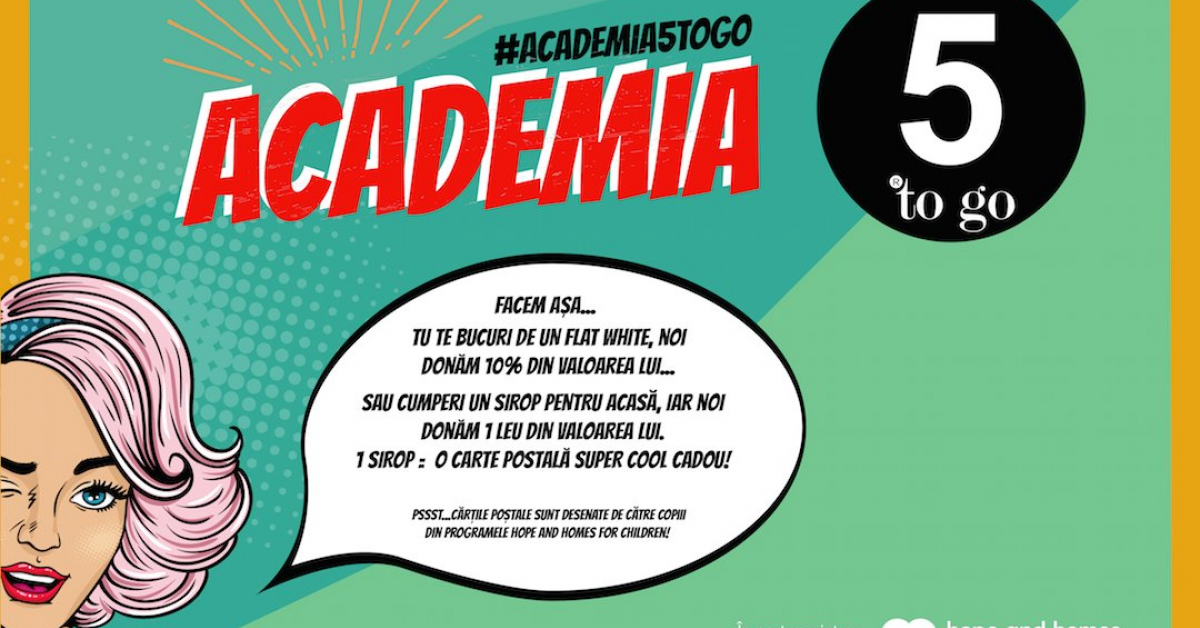 „Academia 5 to go”, cel mai nou proiect al brandului romanesc