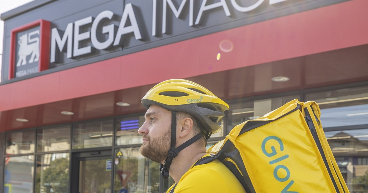 Mega Image extinde serviciul de livrare rapidă prin platforma Glovo