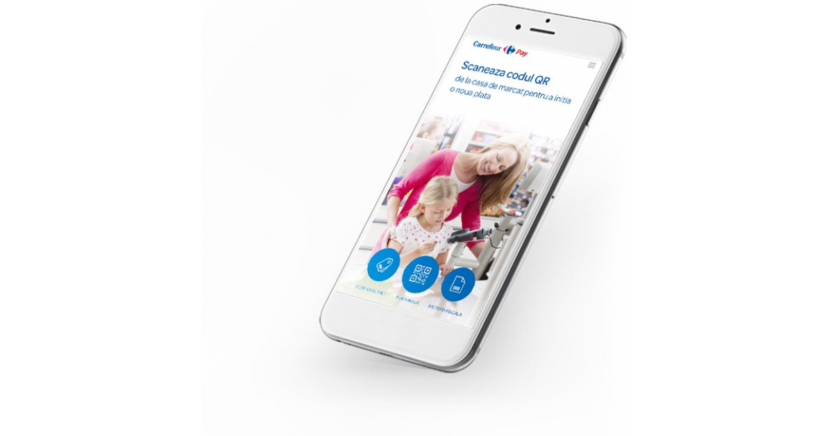Carrefour lanseaza propria aplicatie care permite plata cumparaturilor cu smartphone-uri