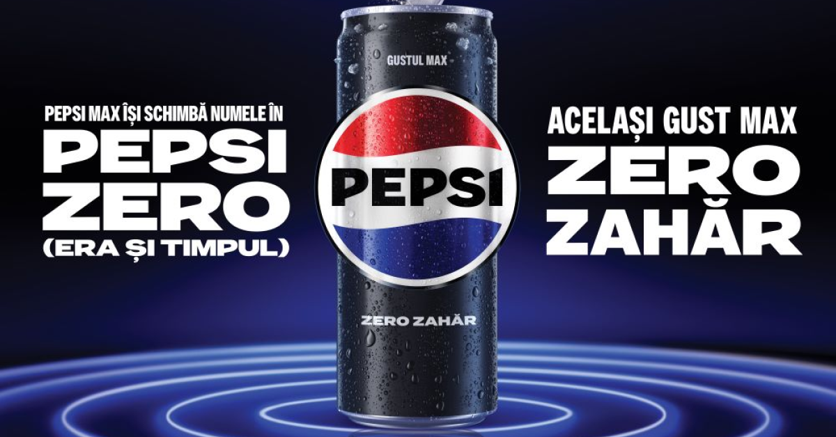 PepsiCo schimbă numele Pepsi Max: băutura devine Pepsi Zero 
