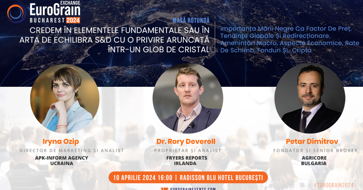 Ce urmează pentru piața cerealelor? O privire într-un glob de cristal la EuroGrain Exchange 2024