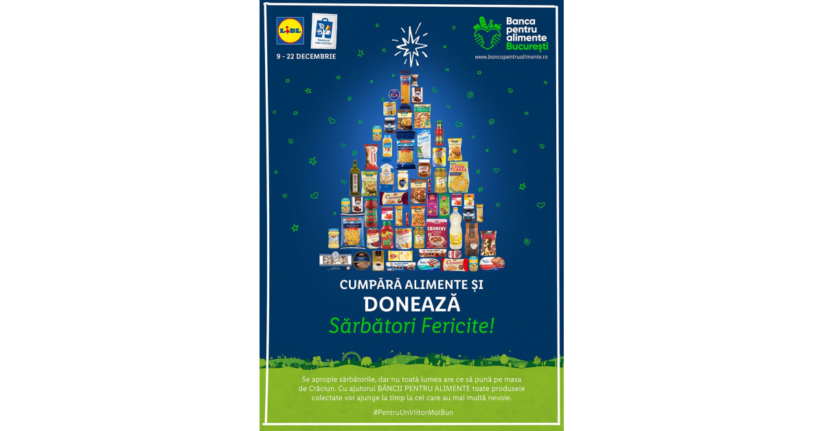 Lidl si reteaua Bancilor pentru Alimente organizeaza o colecta alimentara