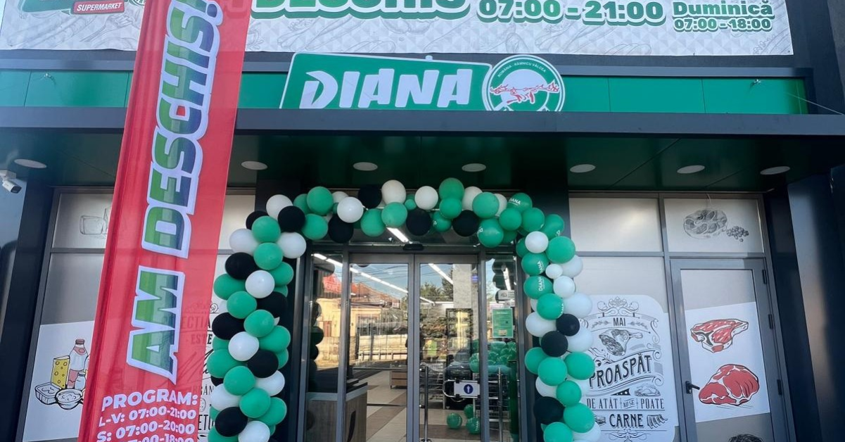 Rețeaua românească DIANA deschide un magazin nou 