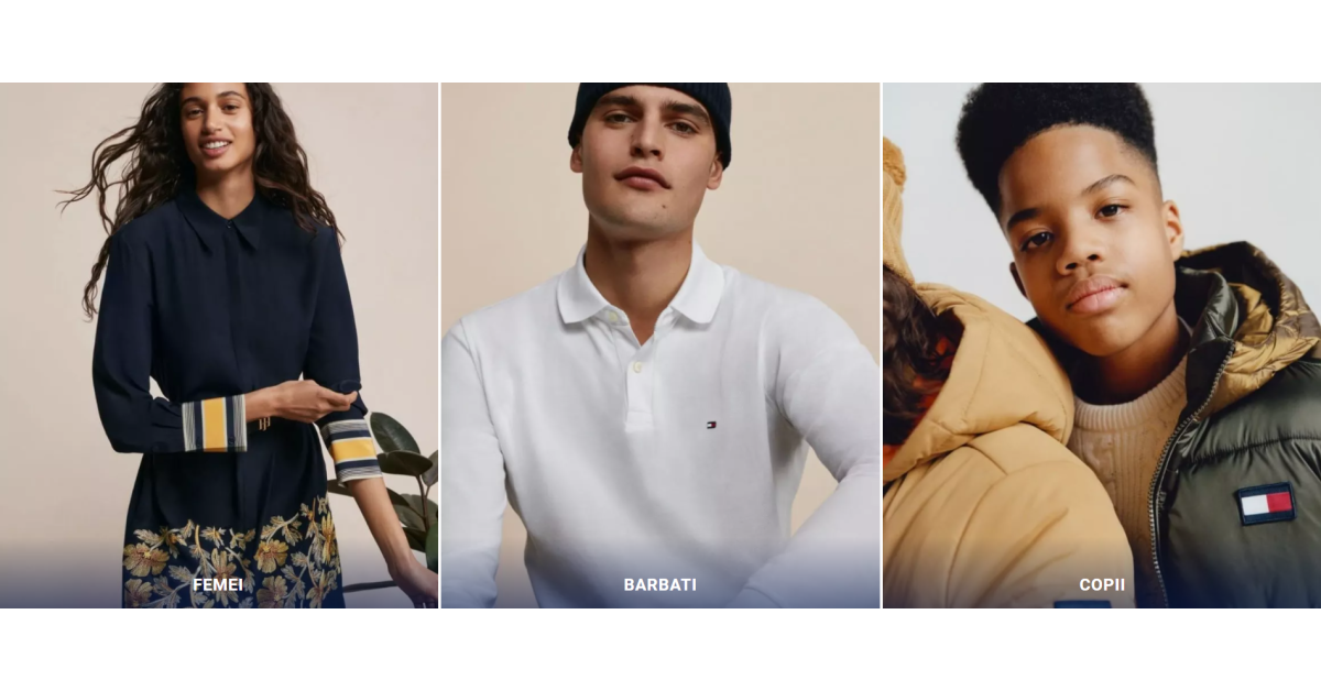 Tommy Hilfigher lansează platforma e-commerce în România prin care comercializează îmbrăcăminte pentru bărbați, femei și copii