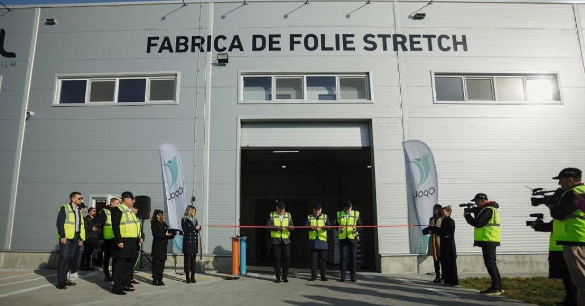 TeraPlast aduce producția de folii stretch în România cu o investiție de 18,5 milioane de euro