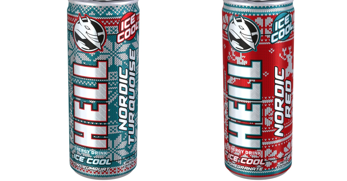 Hell Energy lansează două arome pentru sezonul rece: Nordic Red, cu aromă de rodie și Nordic Turquoise, cu aromă de kiwi și kumquat