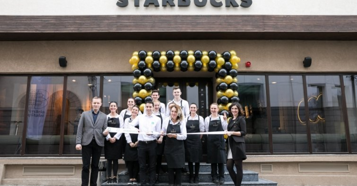 In centrul Capitalei s-a deschis o noua cafenea Starbucks