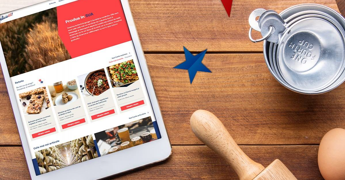 DelicioUS!, prima platformă dedicată gastronomiei americane lansată în România