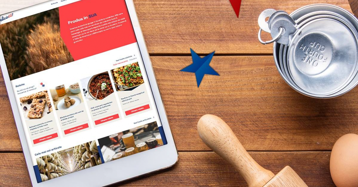 DelicioUS!, prima platformă dedicată gastronomiei americane lansată în România