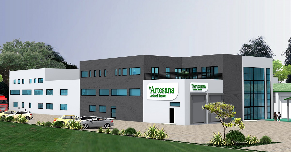 Artesana investește 5 milioane de euro într-o nouă fabrică care va tripla producția de lactate artizanale 