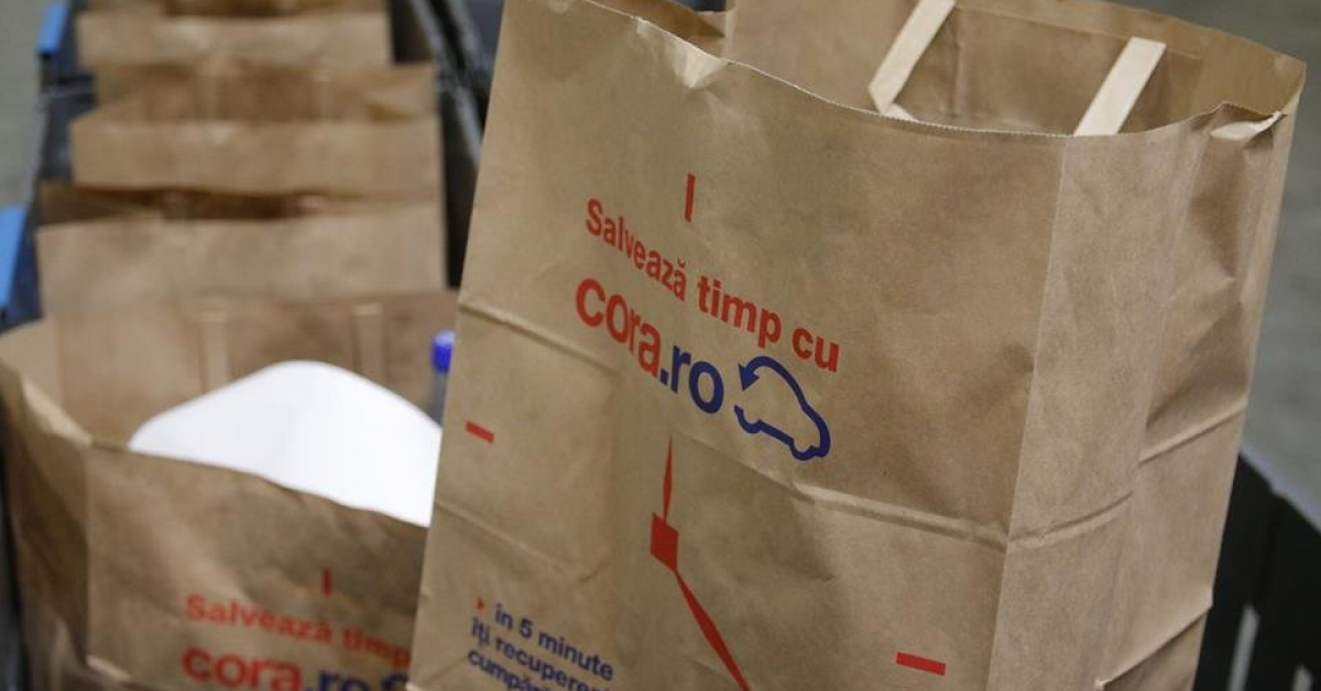 Retailerul Cora extinde serviciul de comenzi online 