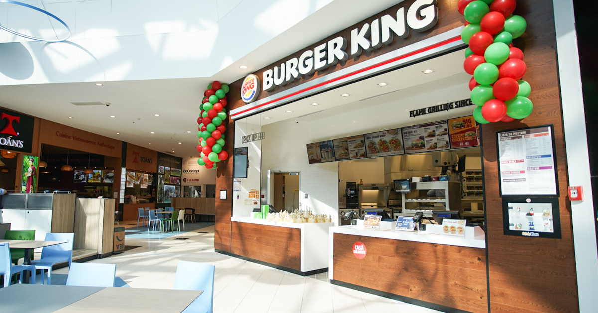 Burger King a deschis cel de-al cincilea restaurant din România, în Băneasa Shopping City