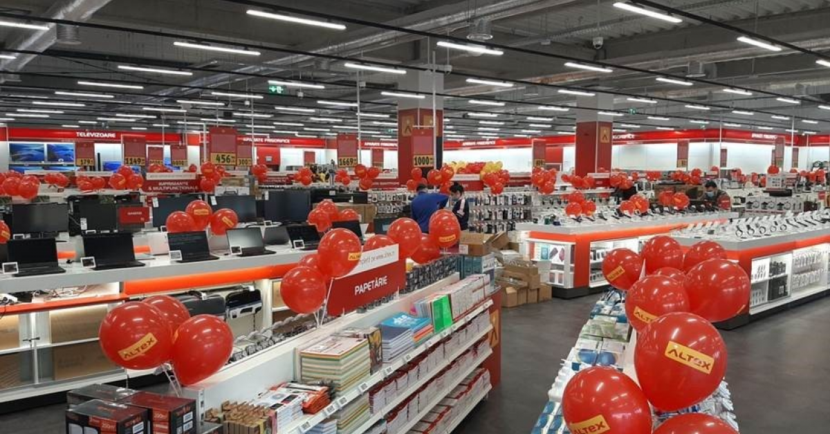 Altex anunță deschiderea unui magazin la Călărași, după o investiție de 1 milion de euro