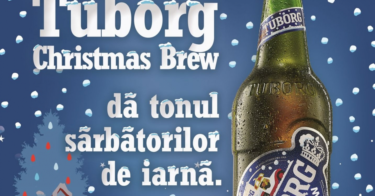 Tuborg Christmas Brew se lanseaza in magazine pentru Craciun