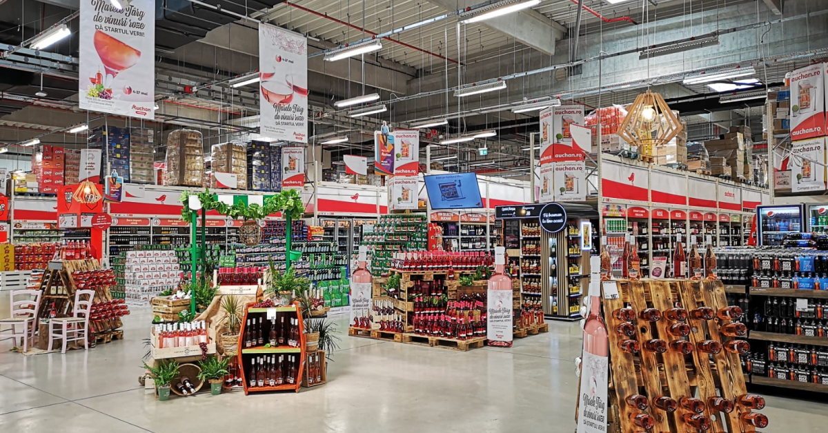 Auchan organizează târgul de vinuri roze: 20 de crame românești și din Republica Moldova, prezente la raft