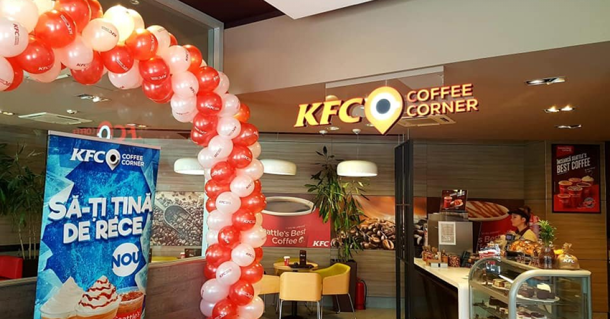 KFC Dorobanti a deschis un Coffee Corner