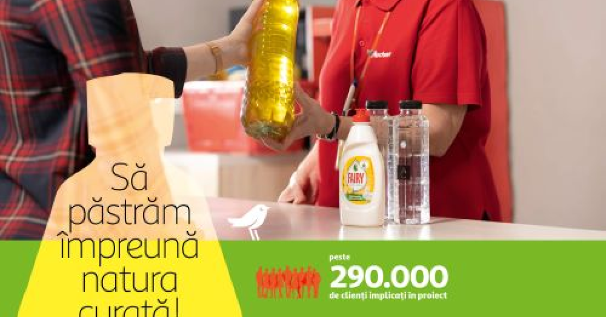 Peste 290.000 români, implicați în campania Auchan de colectare a uleiului uzat 