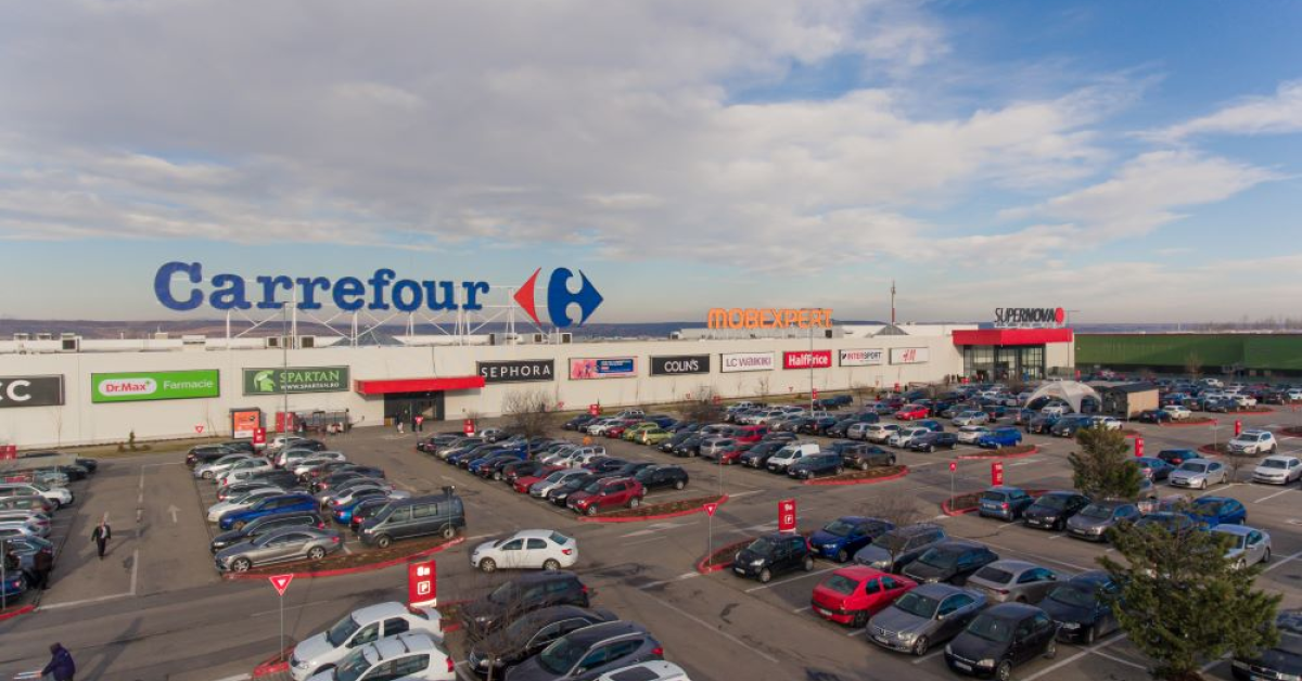 Hipermarketul Carrefour din Supernova Pitești va fi modernizat, parte a investiției austriecilor de la Supernova de 20 de milioane de euro 