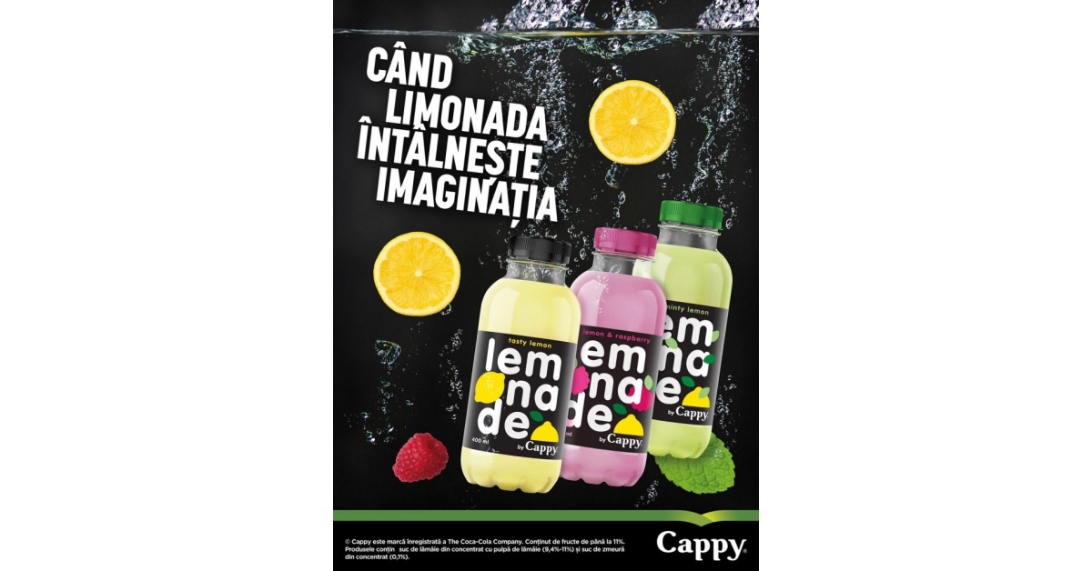 Coca-Cola Romania lanseaza Lemonade by Cappy