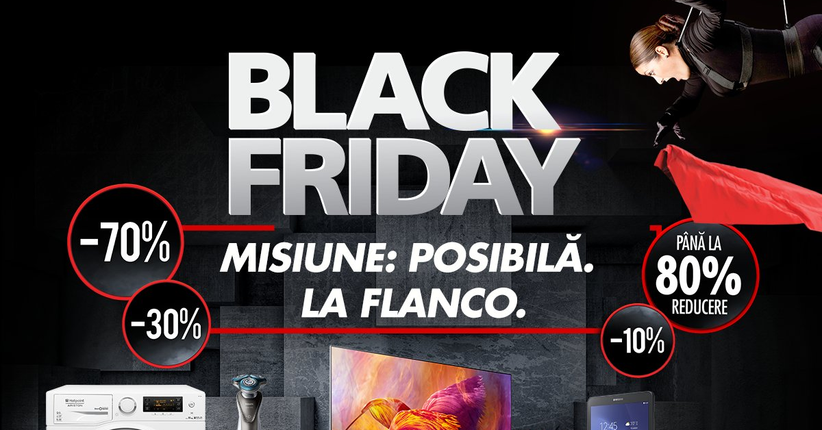 La Flanco incepe Black Friday 2018: cat dureaza campania de reduceri