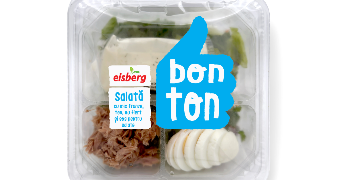Eisberg România lansează noua sa gamă de salate ready to eat, în ambalaj reciclabil