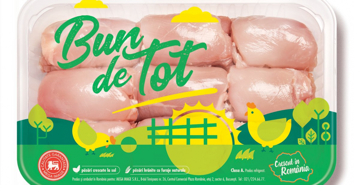 Mega Image lanseaza „Bun de Tot”, o noua marca proprie de produse din carne proaspata de pui